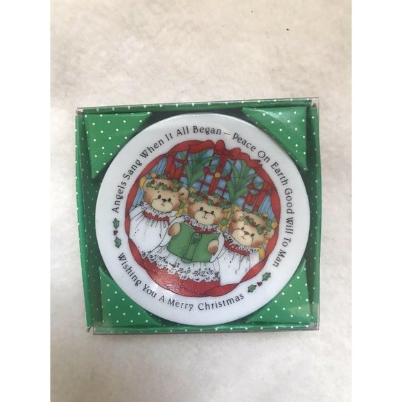 Unlisted Other - Enesco Bear Porcelain Plate Ornament